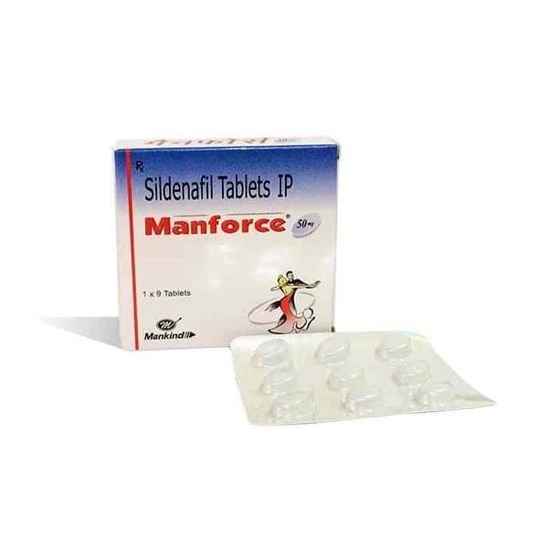 Manforce 50mg (Sildenafil Citrate)