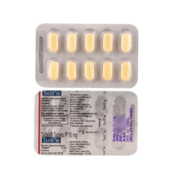 TAZZLE 10MG (TADALAFIL)
